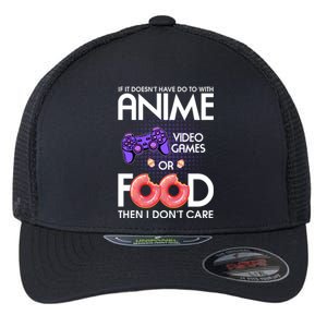 Anime Video Games And Food Lover Flexfit Unipanel Trucker Cap