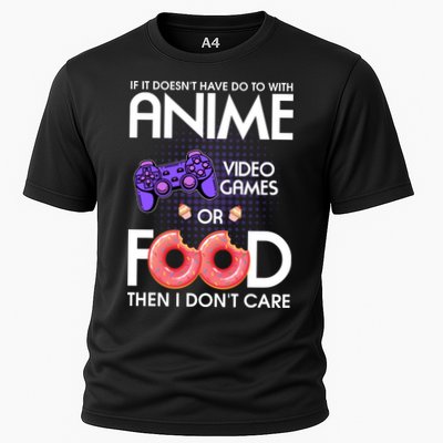 Anime Video Games And Food Lover Performance Shirt