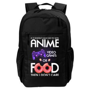 Anime Video Games And Food Lover Daily Commute Backpack