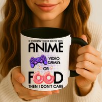 Anime Video Games And Food Lover Mug