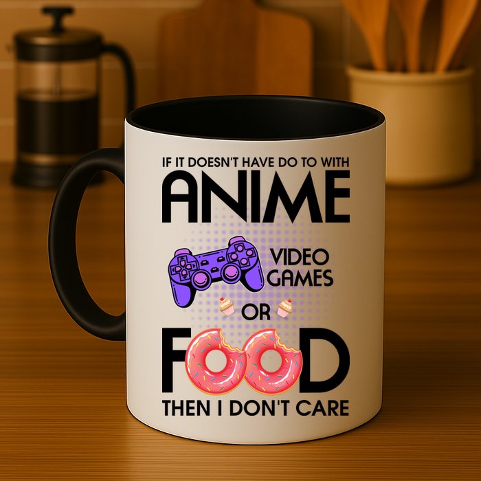 Anime Video Games And Food Lover Mug