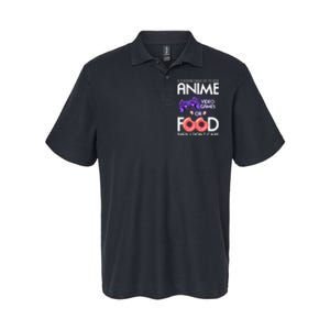 Anime Video Games And Food Lover Softstyle Adult Sport Polo