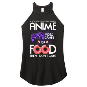 Anime Video Games And Food Lover Women's Perfect Tri Rocker Tank