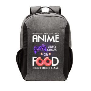 Anime Video Games And Food Lover Vector Backpack