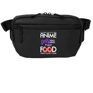 Anime Video Games And Food Lover Crossbody Pack