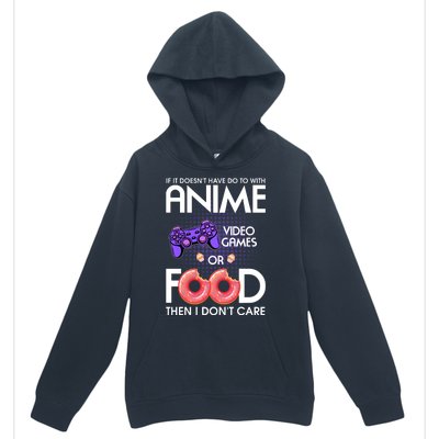 Anime Video Games And Food Lover Urban Pullover Hoodie