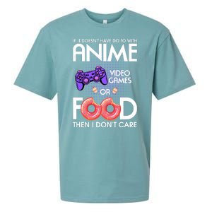 Anime Video Games And Food Lover Sueded Cloud Jersey T-Shirt