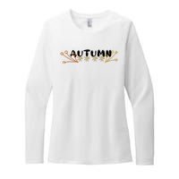 Autumn Vibes Graphic Womens CVC Long Sleeve Shirt