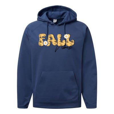 Autumn Vibes Graphic Performance Fleece Hoodie