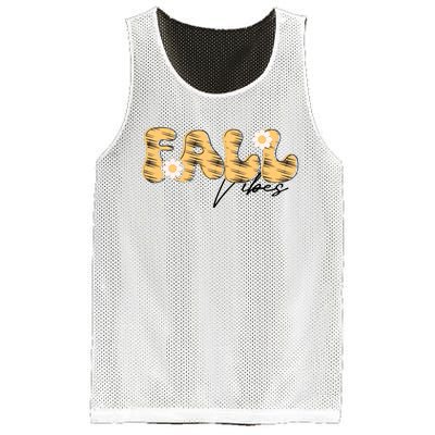 Autumn Vibes Graphic Mesh Reversible Basketball Jersey Tank