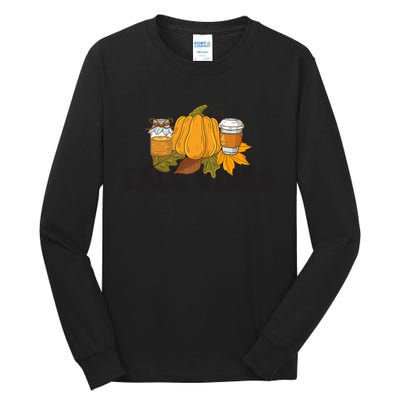 Autumn Vibes Graphic Tall Long Sleeve T-Shirt