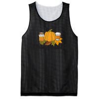 Autumn Vibes Graphic Mesh Reversible Basketball Jersey Tank