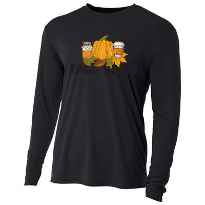 Autumn Vibes Graphic Cooling Performance Long Sleeve Crew