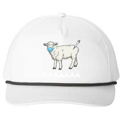 Anti Vaccine Gift Anti Vax And Anti Mask Sheeple Funny Gift Snapback Five-Panel Rope Hat