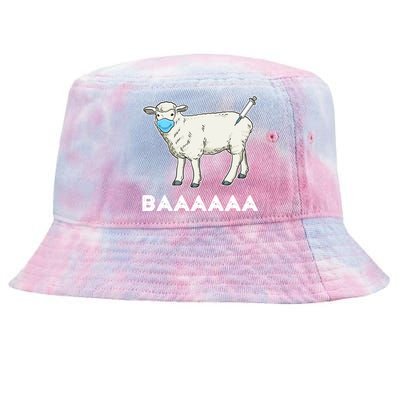 Anti Vaccine Gift Anti Vax And Anti Mask Sheeple Funny Gift Tie-Dyed Bucket Hat