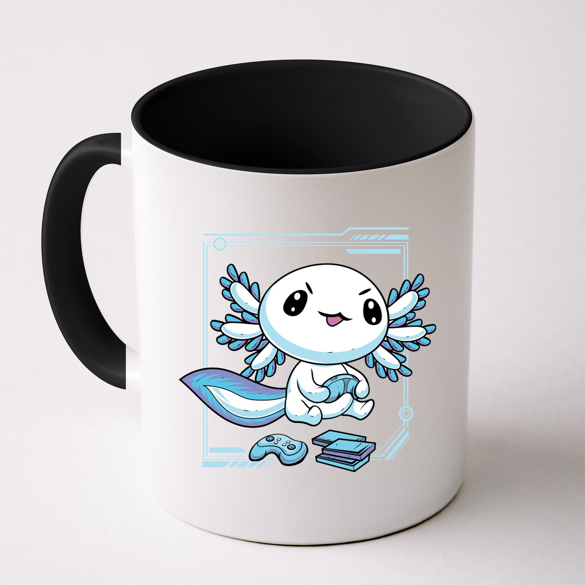 Axolotl Video Games Gamer Mug