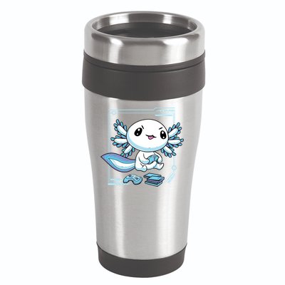 Axolotl Video Games Gamer 16oz Travel Tumbler