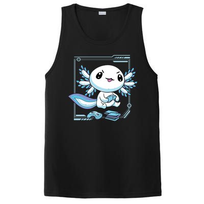 Axolotl Video Games Gamer PosiCharge Competitor Tank