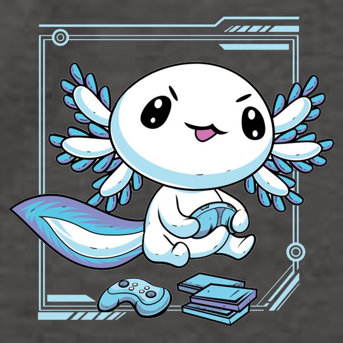 Axolotl Video Games Gamer Vector Backpack