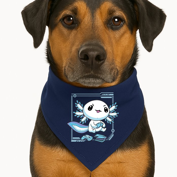Axolotl Video Games Gamer USA-Made Doggie Bandana