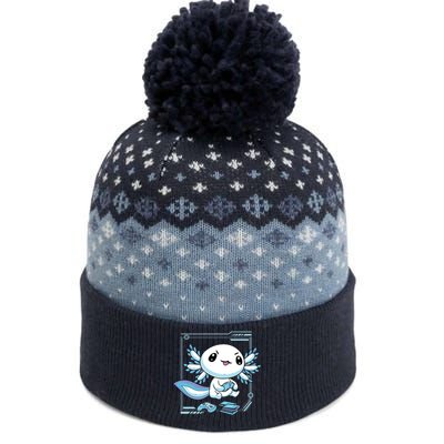 Axolotl Video Games Gamer The Baniff Cuffed Pom Beanie