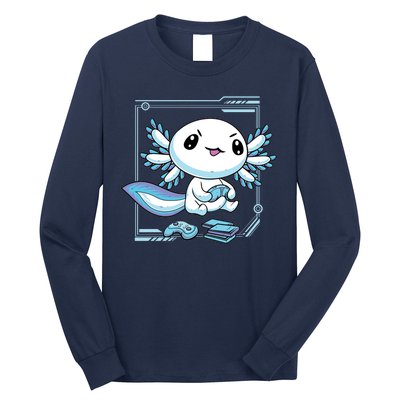 Axolotl Video Games Gamer Long Sleeve Shirt