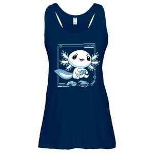 Axolotl Video Games Gamer Ladies Essential Flowy Tank