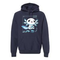 Axolotl Video Games Gamer Premium Hoodie