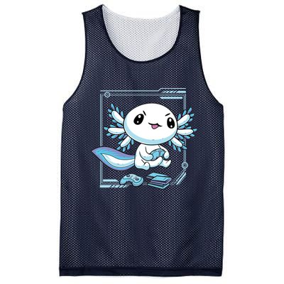 Axolotl Video Games Gamer Mesh Reversible Basketball Jersey Tank