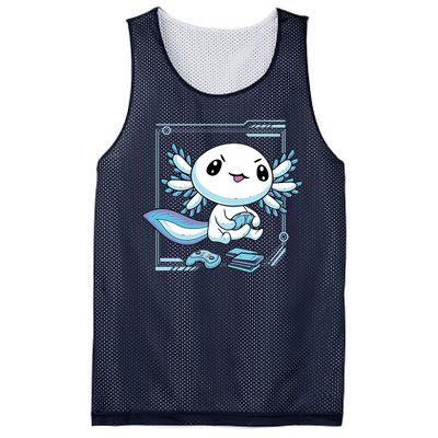 Axolotl Video Games Gamer Mesh Reversible Basketball Jersey Tank