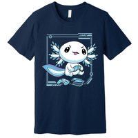 Axolotl Video Games Gamer Premium T-Shirt