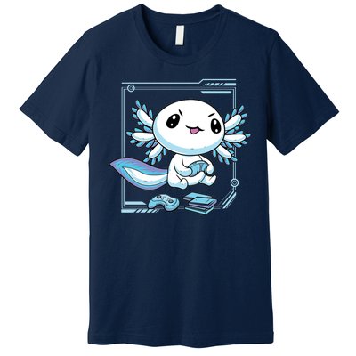 Axolotl Video Games Gamer Premium T-Shirt