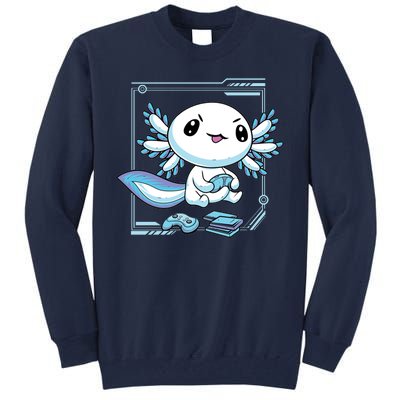 Axolotl Video Games Gamer Tall Sweatshirt