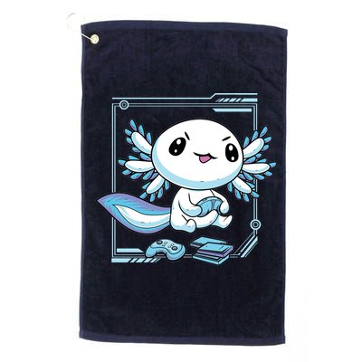 Axolotl Video Games Gamer Golf Towel