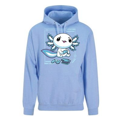 Axolotl Video Games Gamer Unisex Surf Hoodie