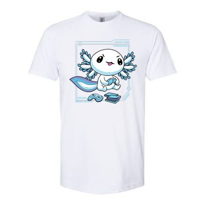 Axolotl Video Games Gamer Softstyle CVC T-Shirt