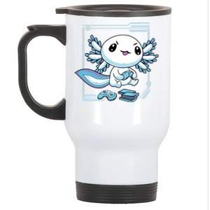 Axolotl Video Games Gamer Stainless Steel Travel Mug