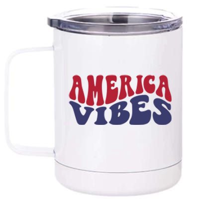 America Vibes Gift 12 oz Stainless Steel Tumbler Cup