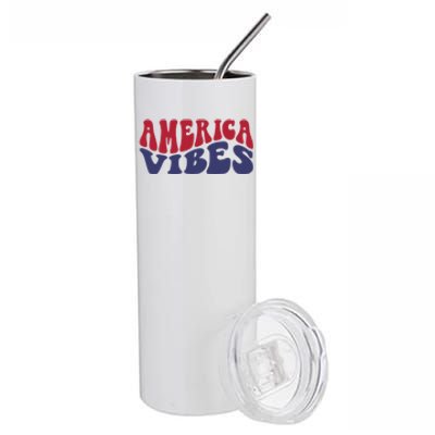 America Vibes Gift Stainless Steel Tumbler