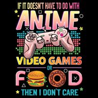Anime Video Games Food Anime Lovers Gifts Idea Sweatshirt