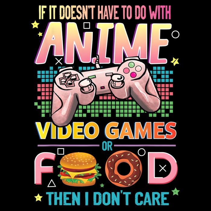 Anime Video Games Food Anime Lovers Gifts Idea Sweatshirt