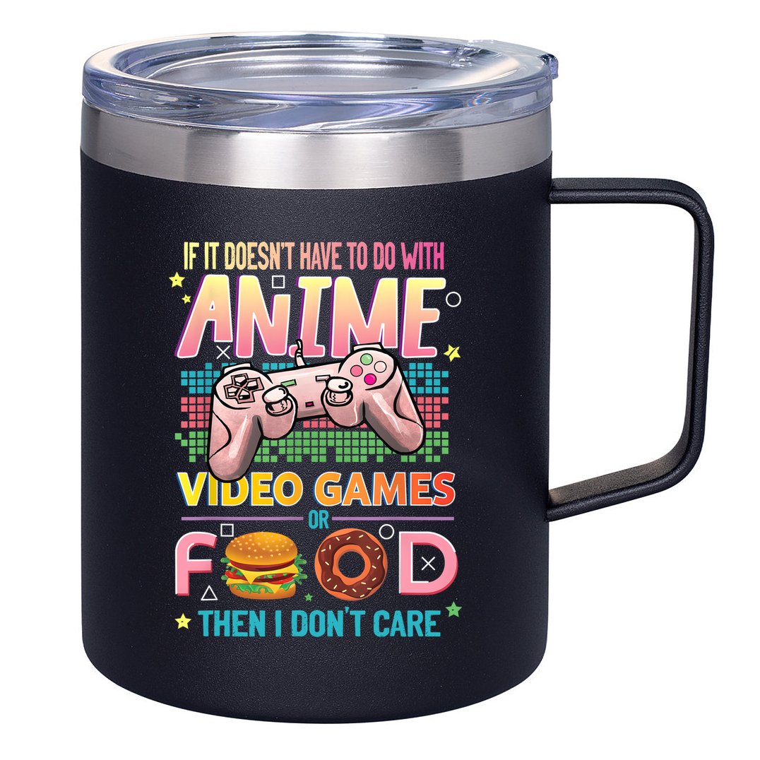 Anime Video Games Food Anime Lovers Gifts Idea 12oz Stainless Steel Coffee Mug