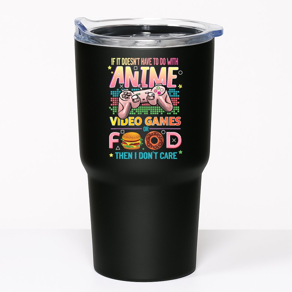 Anime Video Games Food Anime Lovers Gifts Idea Tumbler