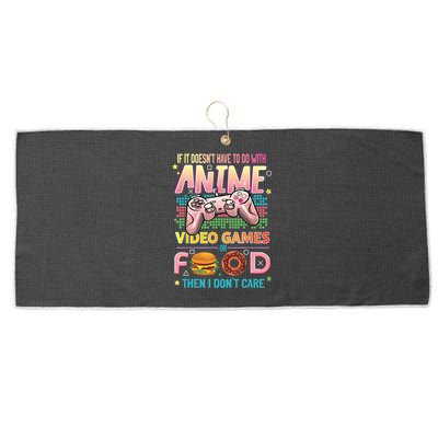 Anime Video Games Food Anime Lovers Gifts Idea Large Microfiber Waffle Golf Towel