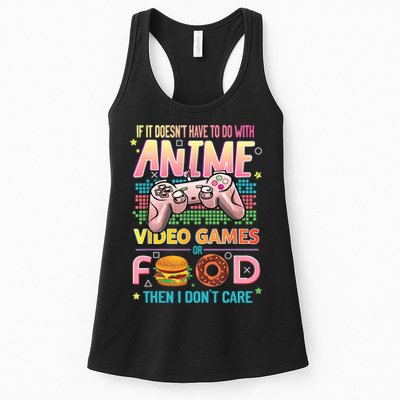 Anime Video Games Food Anime Lovers Gifts Idea Womens Tank Top