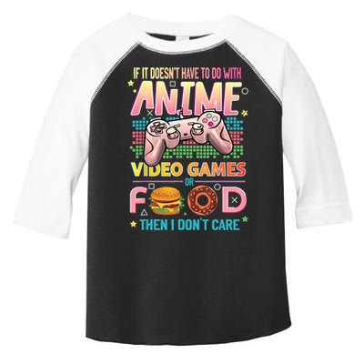 Anime Video Games Food Anime Lovers Gifts Idea Toddler Fine Jersey T-Shirt