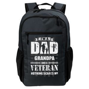 Army Veteran Gift I'm A Dad Grandpa And A Veteran Meaningful Gift Daily Commute Backpack