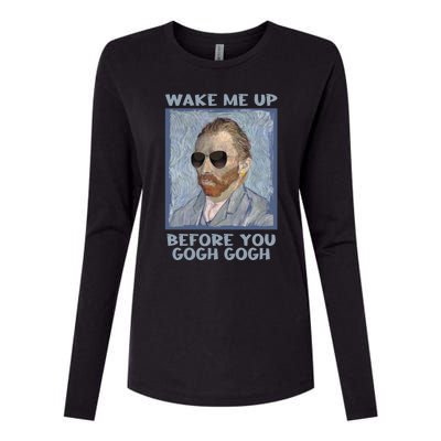 Artsy Van Gogh Meme For Design For Artists Womens Cotton Relaxed Long Sleeve T-Shirt