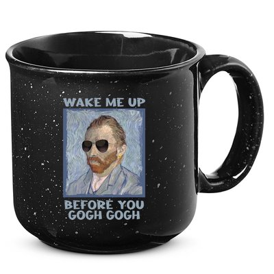Artsy Van Gogh Meme For Design For Artists 15oz Campfire Ceramic Mug