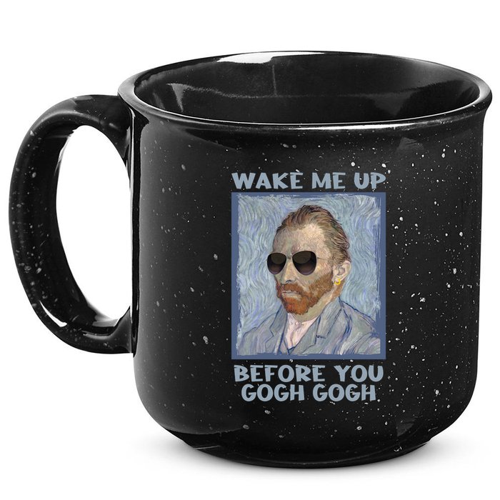 Artsy Van Gogh Meme For Design For Artists 15oz Campfire Ceramic Mug